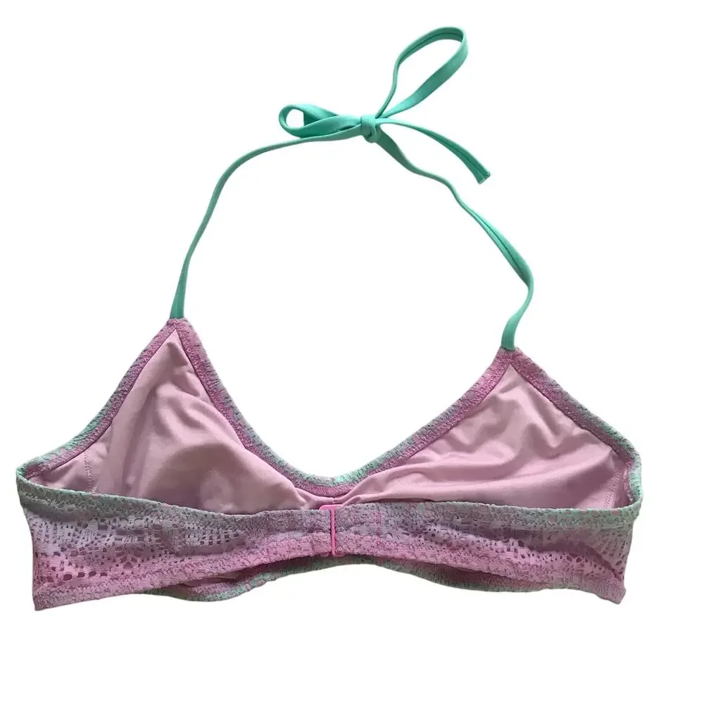 Victoria's Secret Women's XL Unicorn Tie Dyed Halter Bikini Bralette Swim Top